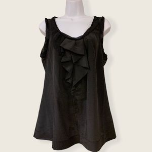 BCBG Black Sleeveless Blouse Size Large